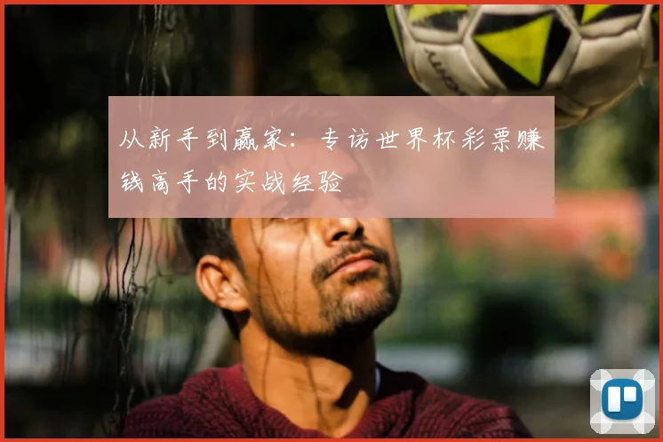 从新手到赢家:专访世界杯彩票赚钱高手的实战经验