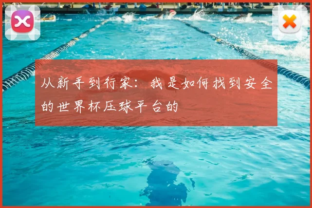 从新手到行家:我是如何找到安全的世界杯压球平台的